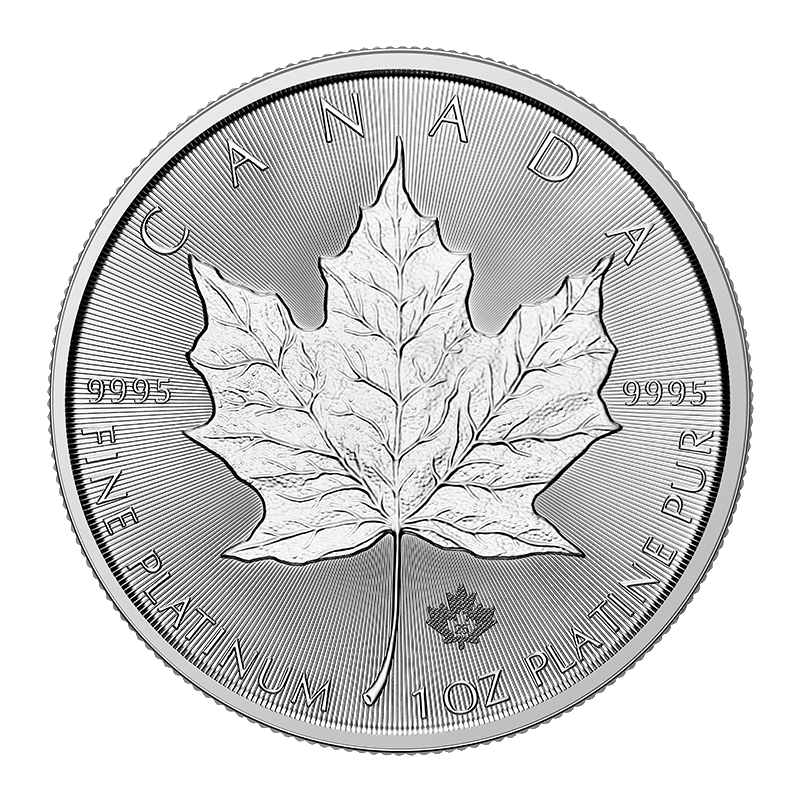 Image for 1 oz Platinum Maple Leaf Coin (2024) from TD Precious Metals